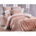 Customized Comfort Natural Silk Bright Luxury Bed Sets For Wedding